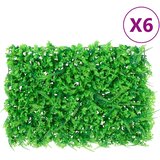  Ograda od umjetnog lišća paprati 6 kom zelena 40 x 60 cm | Eponuda.com