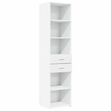 Maison Chic Visoka omara - Komoda - Predalnik bela 45x42,5x185 cm inženirski les, (21718836) Cene