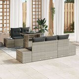  Set vrtnih sofa Set od 6 Bež Ratan i poliester Set vrtnih sofa Cijene