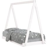 The Living Store Otroški posteljni okvir bel 70x140 cm trdna borovina - Otroški Posteljni Okvir, (21625206) | Shoptok.si
