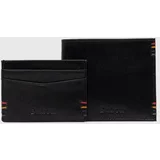 Barbour Kožni novčanik i etui za kartice Cairnwell Wallet & Cardholder Gift Set boja: crna, MGS0082