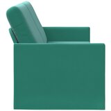 SOFA za 3 osobe Tirkizna 220 x 81 x 82 cm Baršun | shoptok.hr