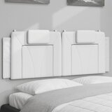  The Living Store Vzglavna stranica bela 120 cm umetno usnje - Vzglavna Stranica, (21441193) Cene