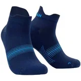 Športne nogavice Chaussettes Speed Tab bleu rembourrées Modra