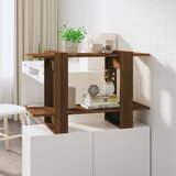 The Living Store Knjižna omara/pregrada rjavi hrast 80x30x51 cm - Knjižna Omara, (21431304) Cene