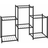  Stalak za cvijeće 83 x 25 x 60 cm crni željezni | shoptok.hr