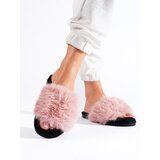 SHELOVET Pink women's fur slippers | shoptok.hr