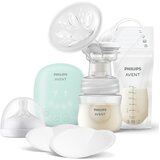 Philips avent električna pumpica za izmlazivanje essental sa 5 kesica za odlaganje mleka i 4 tupfera SCD323/20 Cene