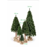 Molarem Home Umjetno božićno drvce - NATUR GORSKA SMREKA 70 cm | shoptok.hr