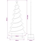 Metalna božićna jelka Crna 210 cm Čelik Slike