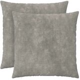  Presvlaka za jastuk 2 kom. HEERLEN Svjetlosiva 80 x 80 cm - Osnovni Svjetlosiva 2 | shoptok.hr