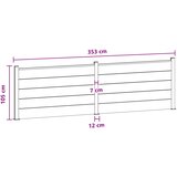 PANEL ograde 2 pcs WPC i aluminij Siva | shoptok.hr