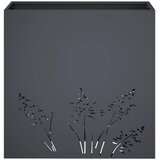  Vrtna saksija Antracit 50 x 30 x 49 cm Čelična vrata | shoptok.hr