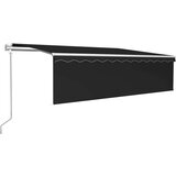  Automatska tenda s roletom i senzorom LED 5 x 3 m antracit | shoptok.hr