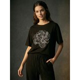 Sinsay Pamučna majica kratkih rukava s vezom | shoptok.hr