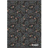 STREET Zvezek A5 Gaming, črte z robom, 54 listov, sortirano, 1 kos | Shoptok.si