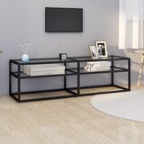 TV ormarić prozirni 140 x 40 x 40,5 cm od kaljenog stakla | shoptok.hr
