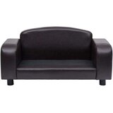 vidaXL pasji kavč rjav 80x50x40 cm umetno usnje | Shoptok.si