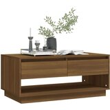 vidaXL stolić za kavu boja smeđeg hrasta 102,5 x 55 x 44 cm od iverice | shoptok.hr