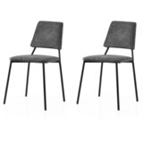 Hanah home Set trpezarijskih stolica Lima 4554 V2, 2 komada, Antracit | Eponuda.ba