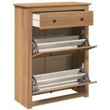 vidaXL Ormarić za cipele Panama 80 x 35 x 105 cm od masivne borovine | shoptok.hr