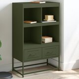 vidaXL Visoka omara olivno zelena 68,5x39x111,5cm hladno valjano jeklo Cene