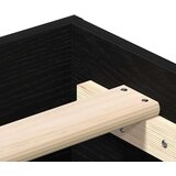  Krevet Crni hrast 200x200 cm | shoptok.hr