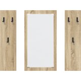 vidaXL Nadwyčajna obešalnik za plašče sonoma hrast 96 x 1.5 x 90 cm | Shoptok.si