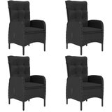  5-dijelni vrtni blagovaonski set crni | shoptok.hr