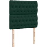 Box spring krevet s madracem tamnozeleni 100x200 cm baršunasti | shoptok.hr
