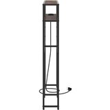 Skladiščni naslon s polico Rjavi hrast 75 cm Konstruiran les, (5000142128) | Shoptok.si