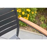 Gardenson VRTNA GARNITURA ASTROS aluminij barve grafita, naravne barve | Shoptok.si
