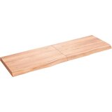  Kupaonska radna ploča svjetlosmeđa 160x50x(2-6) cm masivno drvo | shoptok.hr