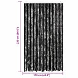  Zastor protiv insekata antracit 118 x 220 cm šenil | shoptok.hr
