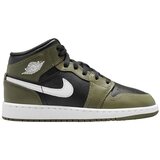 Nike Visoke superge 1 Mid Black White Olive (GS) Črna Cene