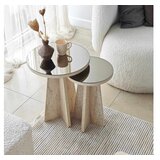 Hanah home Club set stolova Luna, 2 dijela, krem Cijene