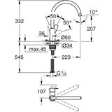 Grohe BAUEDGE CHROME BATERIJA ZA SUDOPERU 31367001 | Eponuda.com