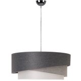  Duolla - Luster na sajli KOBO 1xE27/15W/230V, prečnik 45 cm, antracit/siva/bela | Eponuda.com