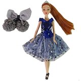  Lutka za igru Emily s tijarom i tamno plavom haljinom - 30 cm | Shoptok.si