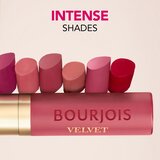 Bourjois Rouge Velvet The Lipstick dolgoobstojna šminka z mat učinkom odtenek 54 Cherry Amour 2.4 g | Shoptok.si
