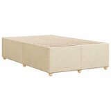  Okvir kreveta bez madraca krem 120 x 200 cm od tkanine | shoptok.hr