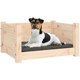  Pasja postelja 55,5x45,5x28 cm trdna borovina, (20799615) | Shoptok.si