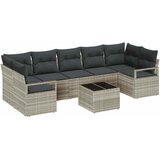  Set sofe 8 pcs Svijetlo siva i tamno siva poliratan | shoptok.hr