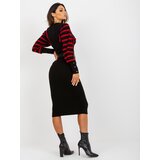 Och Bella Dress-TW-SK-BE-1540.22-black-red | Shoptok.si