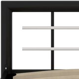 vidaXL Okvir za krevet crno-bijeli metalni 140 x 200 cm Cijene
