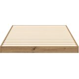  Krevet s daskama Umjetnički hrast 80 x 200 cm Konstruirano drvo | shoptok.hr