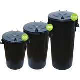  Kanta za smeće Trio okrugla 100 l crna 1/1 | Eponuda.com