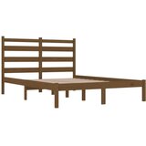 Posteljni okvir medeno rjav iz trdne borovine 200x200 cm, (20646472) | Shoptok.si