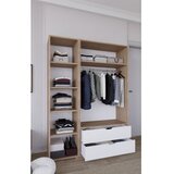 Hanah home ormar braon - bele boje nisan 1600 019 | ePonuda.com