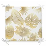 Minimalist Cushion Covers Pamučni jastuk za sjedalo Minimalističke navlake za jastuke Gold Leaf, 42 x 42 cm